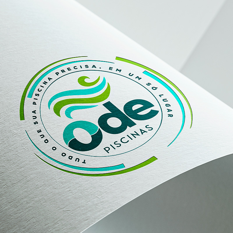 Logo criada para Ode Piscinas